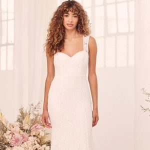 Lulu Rosetta White Alce Dress NWT